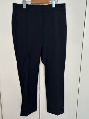 Barneys New York Made in Italy Black Cropped Dress Pants | Size 42